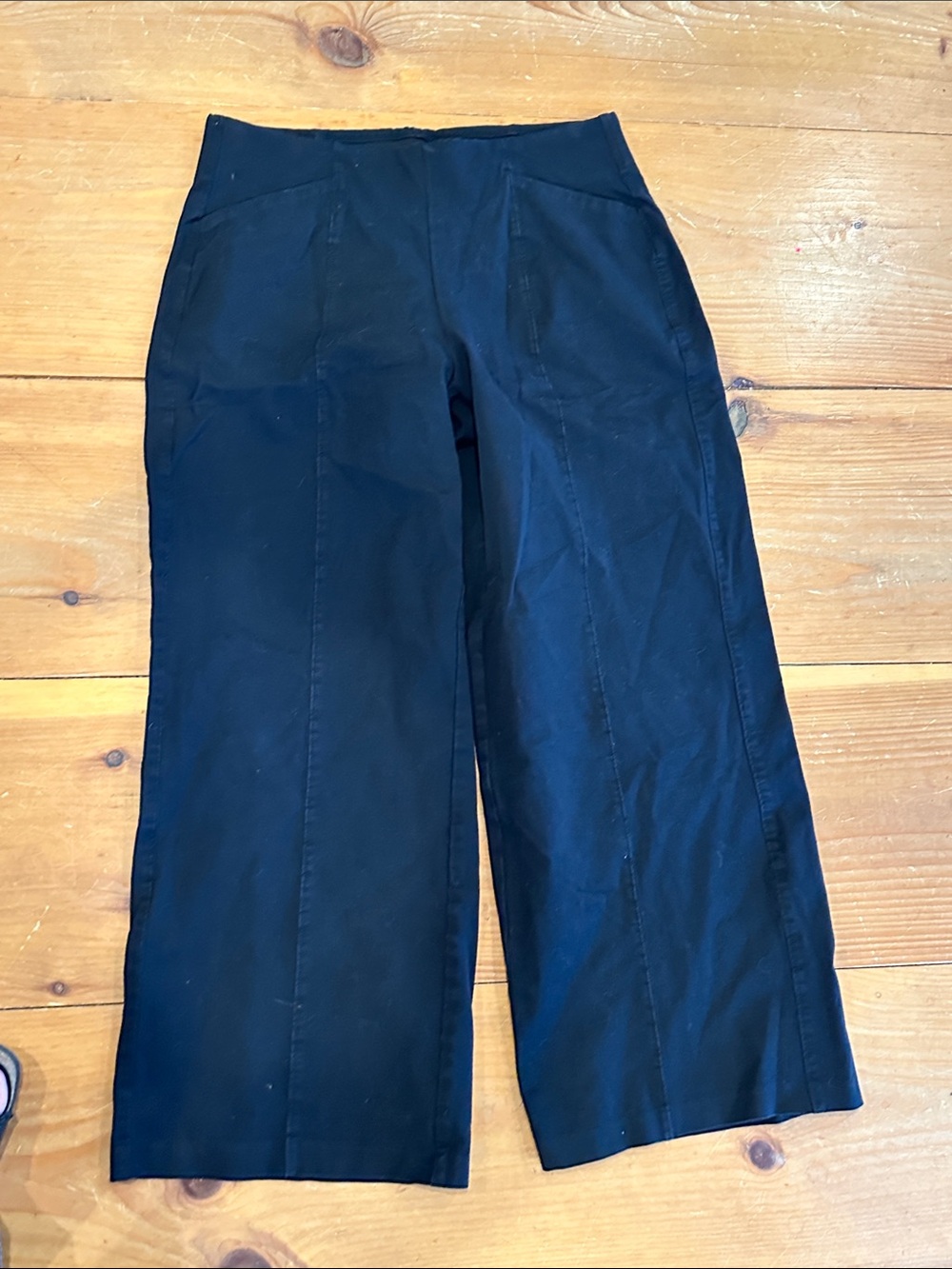 Old Navy Black Wide-Leg stretch pants